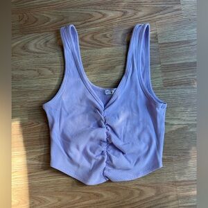 Garage Light Purple Crop Top